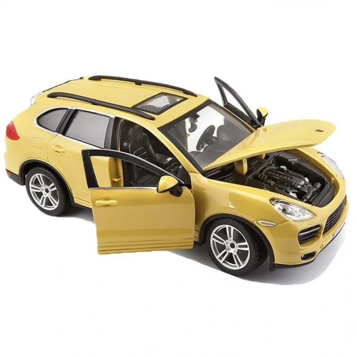 BUĞZ Bburago 1:24 Porsche Cayenne Turbo Plus Sarı Model Araba