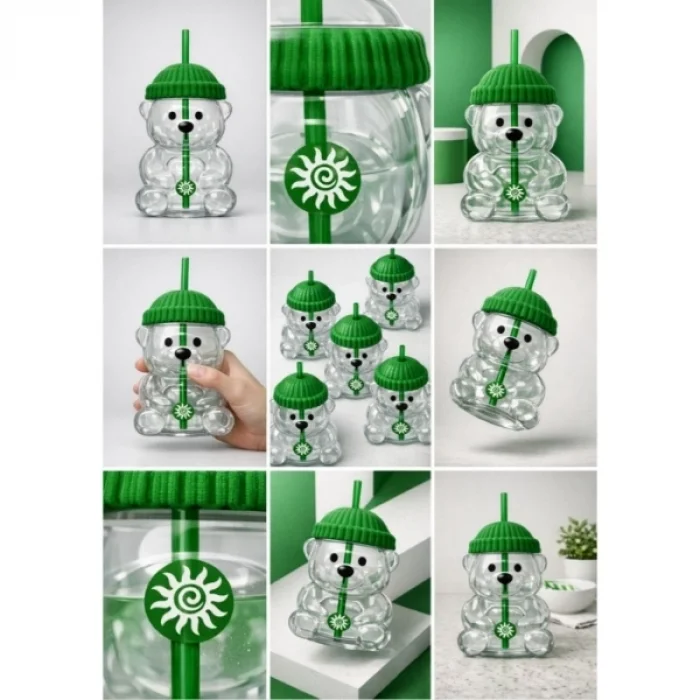 BUĞZ Bearista Plastik Soğuk İçecek Bardağı