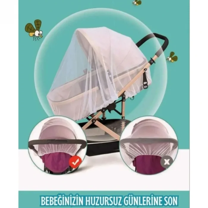 BUĞZ Bebek Arabası Cibinliği