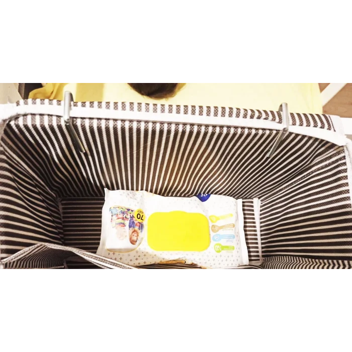 BUĞZ Bebek Beşik Başucu Düzenleyici Kapaklı 5 Bölmeli Organizer