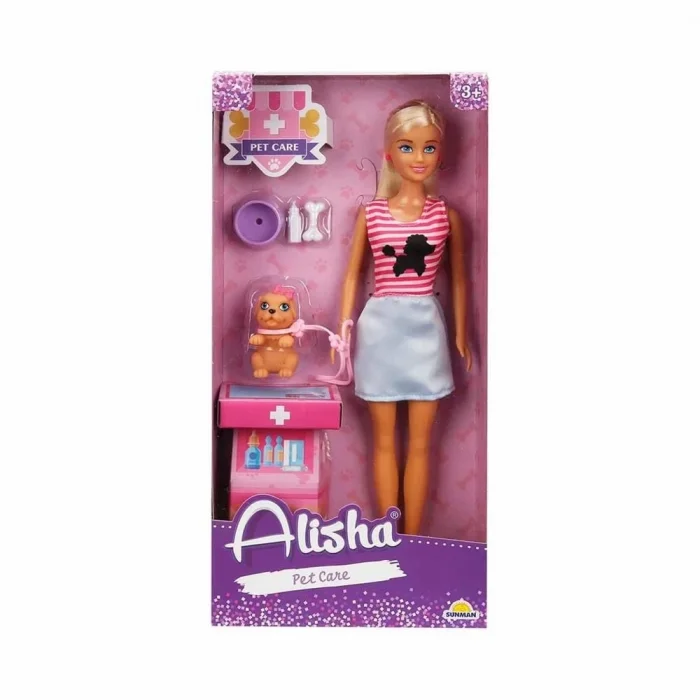 BUĞZ BEBEK SET ALİSHA VETERİNER AKSESUARLI ( 1 ADET FİYATIDIR )