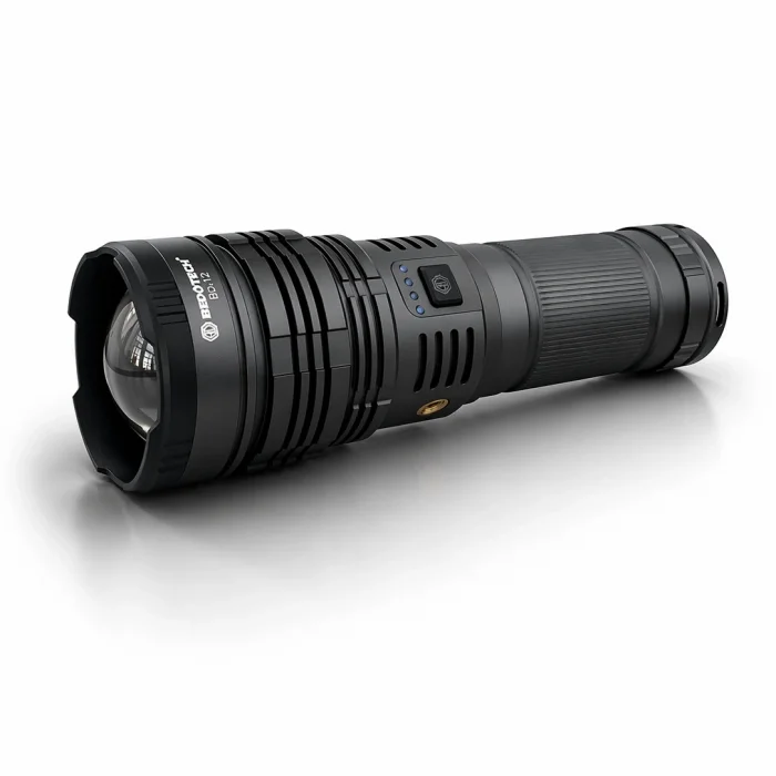 BUĞZ Bedotech Bd-12 60w Tg Led Alüminyum Alaşımlı Zoomlu Type-c Şarjlı El Feneri