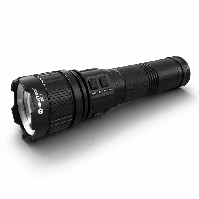 BUĞZ Bedotech Bd-3 30w Tg Led Alüminyum Alaşımlı Zoomlu Type-c Analog Pil Göstergeli Şarjlı El Feneri