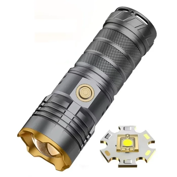 BUĞZ Bedotech Bd-7 10w Tg Led Alüminyum Alaşımlı Zoomlu Type-c Şarjlı El Feneri
