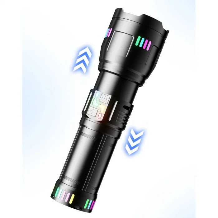 BUĞZ Bedotech Bd-g01 30w Tg Led Alüminyum Alaşımlı Zoomlu Type-c Şarjlı El Feneri