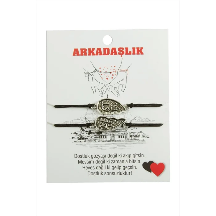 BUĞZ Best Friends Arkadaş Deri Bileklik