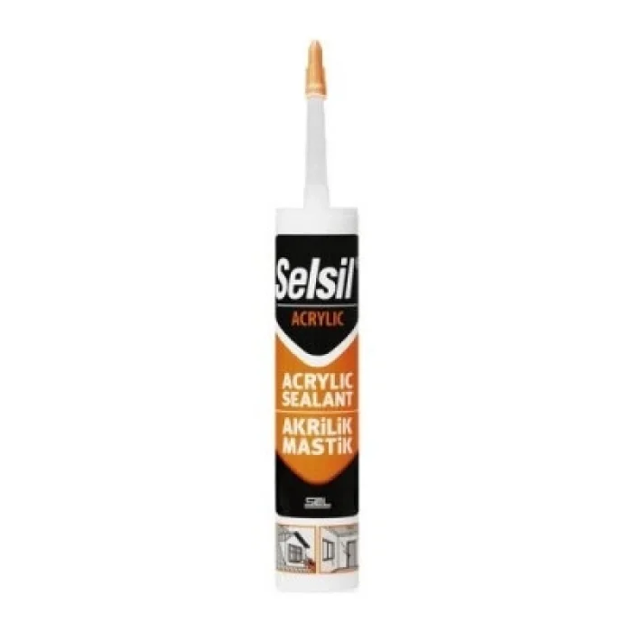 BUĞZ Beyaz Akrilik Mastik - Silikonize Akrilik - 500 gr