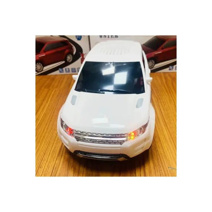 BUĞZ Beyaz bluetooth hoparlör mp3 çalar fm radyo sd kart usb aux çoklu bağlantı 5 saat dinleme
