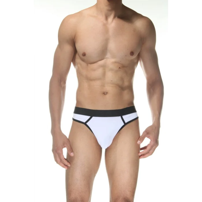 BUĞZ Beyaz Erkek Tanga Çamaşırı