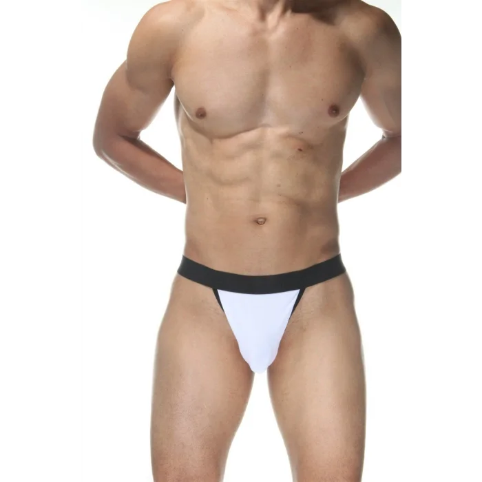 BUĞZ Beyaz Erkek Tangası