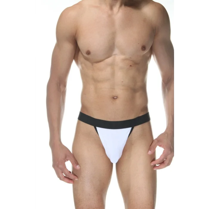 BUĞZ Beyaz Erkek Tangası