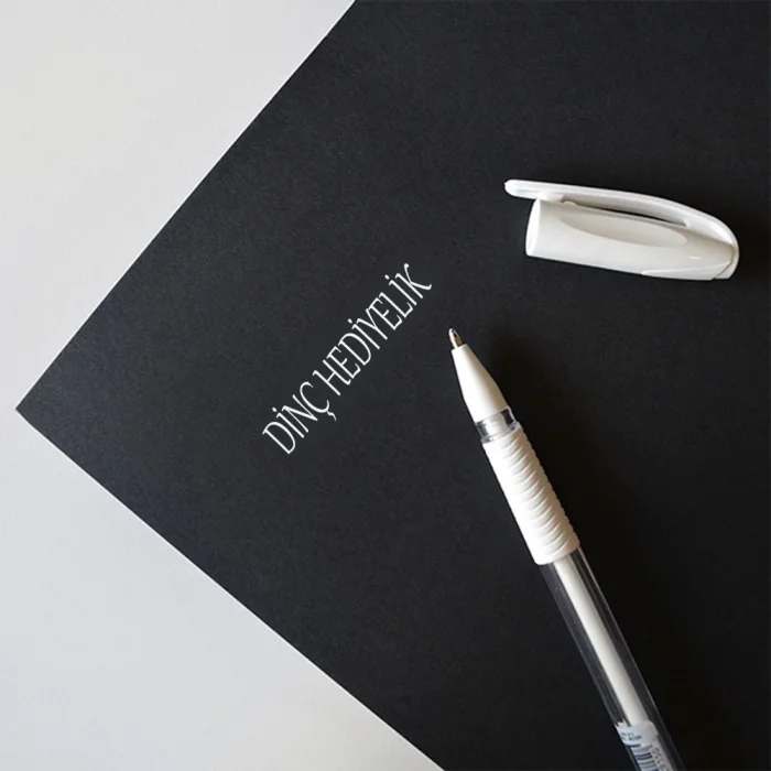 BUĞZ Beyaz Jel Kalem