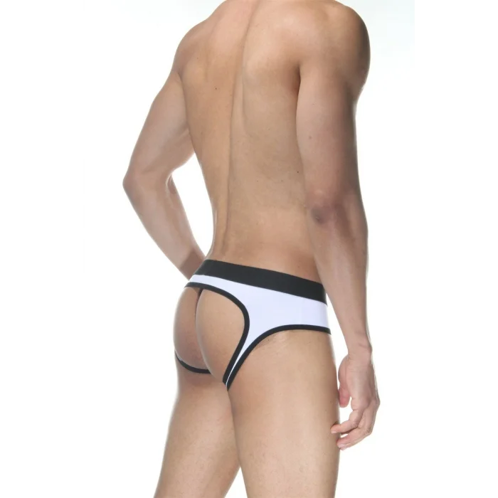 BUĞZ Beyaz Jockstrap Erkek İç Giyim