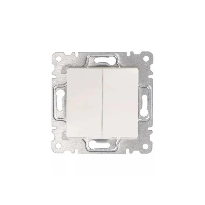  Beyaz Komütatör Anahtar Çerçevesiz - Priz ve Anahtar İçin Uyumlu Çerçeve