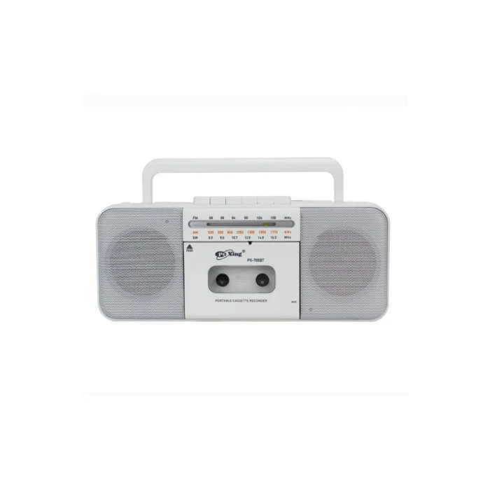 BUĞZ Beyaz nostaljik radyo Bluetooth bağlantılı FM radyo USB MP3 çalar kaset çalar 2 yıl garantili