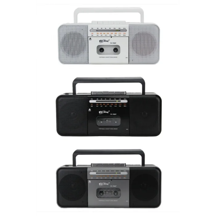 BUĞZ Beyaz nostaljik radyo Bluetooth bağlantılı FM radyo USB MP3 çalar kaset çalar 2 yıl garantili