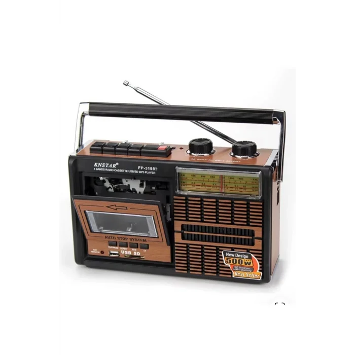 BUĞZ Beyaz nostaljik radyo kaset çalar USB SD FM radyolu 2 yıl garantili Bluetooth yok