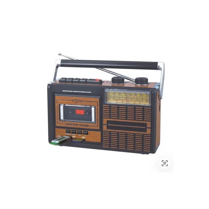 BUĞZ Beyaz nostaljik radyo kaset çalar USB SD FM radyolu 2 yıl garantili Bluetooth yok