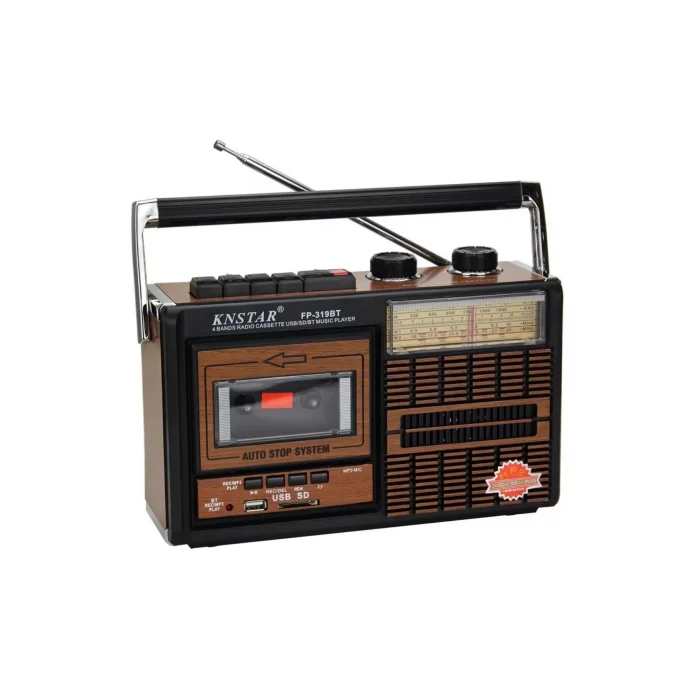 BUĞZ Beyaz nostaljik radyo kaset çalar USB SD FM radyolu 2 yıl garantili Bluetooth yok
