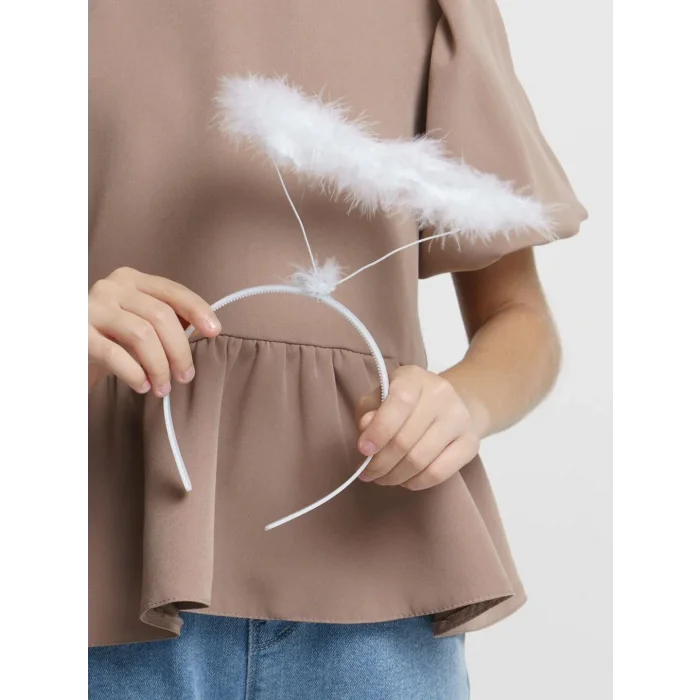 BUĞZ Beyaz Otrişli Tüylü Esnek Yapı Melek Haresi Melek Tacı