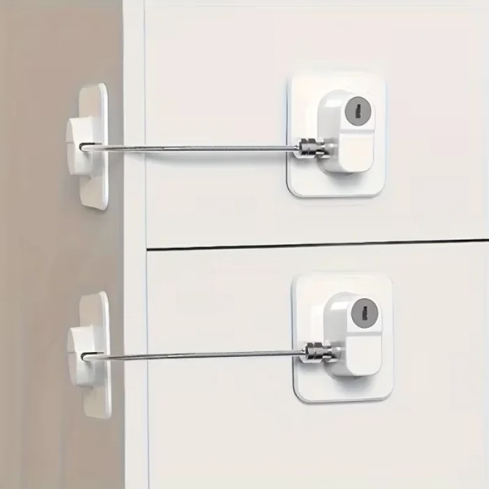 BUĞZ Beyaz Plaka Halatlı Emniyet Kilidi