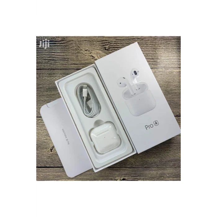BUĞZ Beyaz renkli, mikrofonlu, Bluetooth 5.0 bağlantılı kulak içi TWS kablosuz kulaklık.