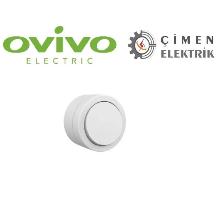  Beyaz Tekli Anahtar Sıva Üstü - Elektrik Tesisat Anahtarı