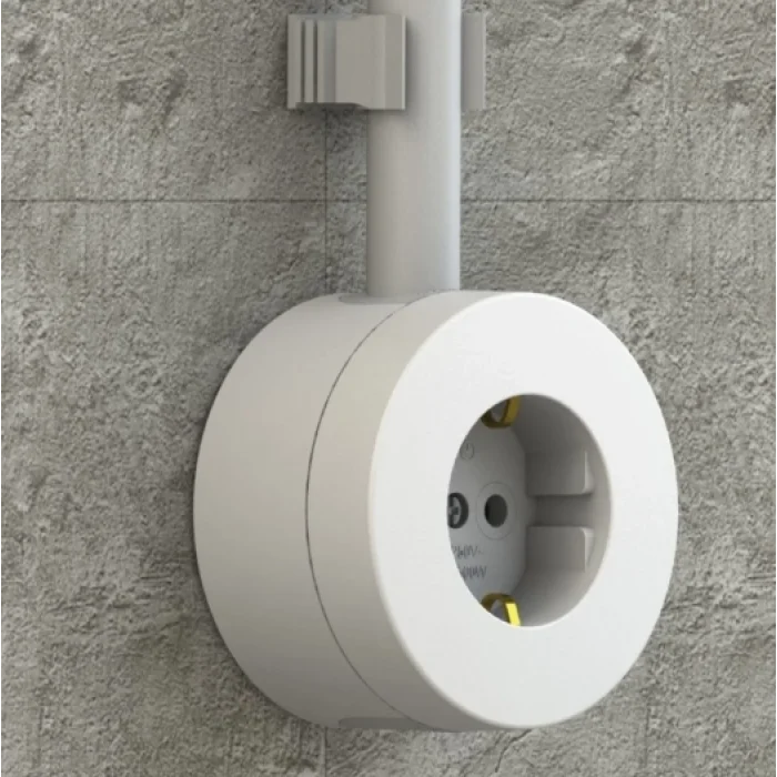  Beyaz Topraklı Priz Sıva Üstü