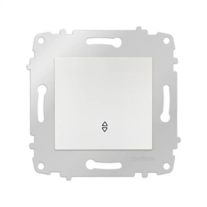  Beyaz Vavien Anahtar Çerçevesiz Grano - Priz ve Anahtar İçin Uyumlu Çerçeve