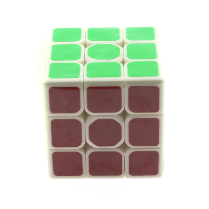  Beyaz Zemin Üzeri Renkli Zeka Küpü 3X3X3-5,5 cm 