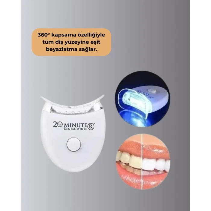 BUĞZ Beyazlatma Kalemli LED Diş Parlatma Seti