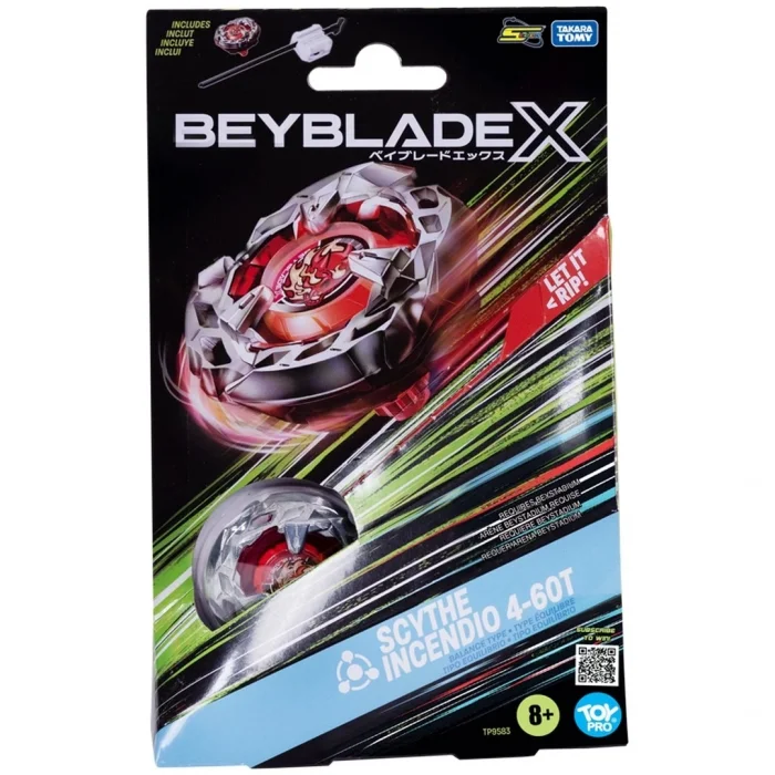 BUĞZ Beyblade 1li Set Scythe Incendio 4-60T
