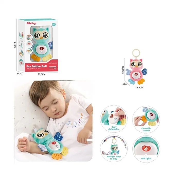 BUĞZ BIB6008 -Vardem Işıklı Ve Sesli Bebek Baykuşu