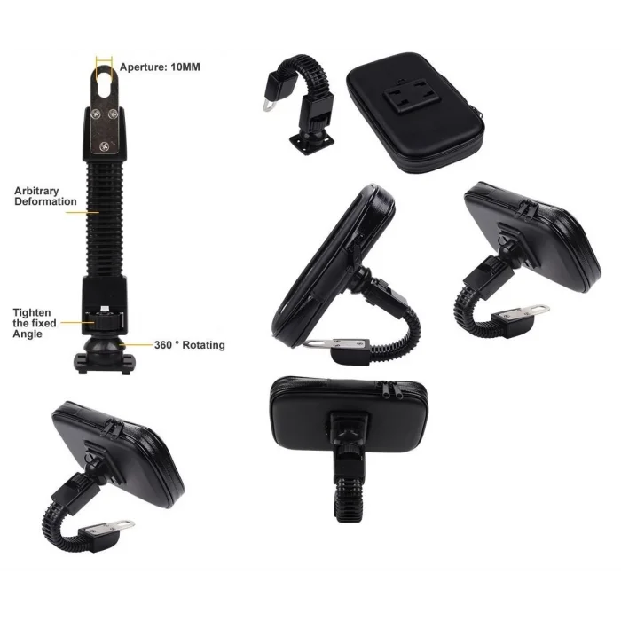 BUĞZ Bisiklet ve Motosiklet Su Geçirmez Telefon Tutucu 6.2