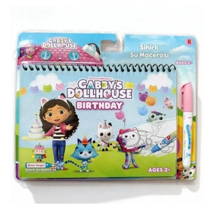 BUĞZ BK0011 GABBY DOLLHOUSE LİSANSLI BOYAMA KİTABI-GPT