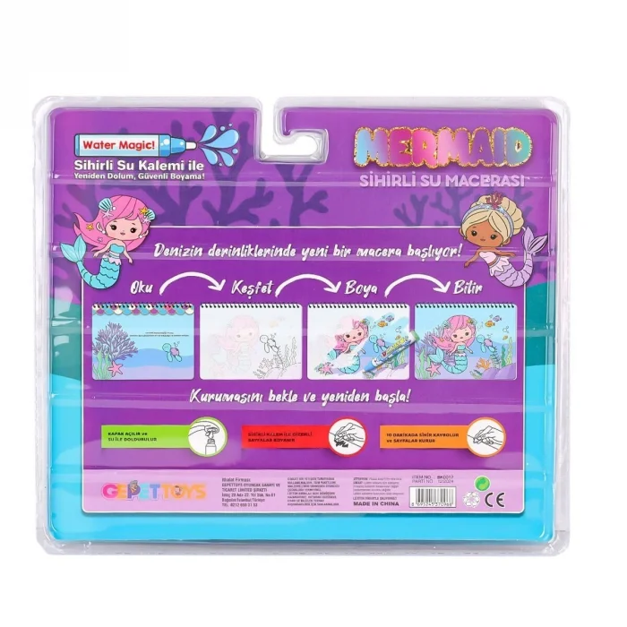 BUĞZ BK012 Sihirli Boyama Kitabı -1 Adet Stokta Olan Gönderilir