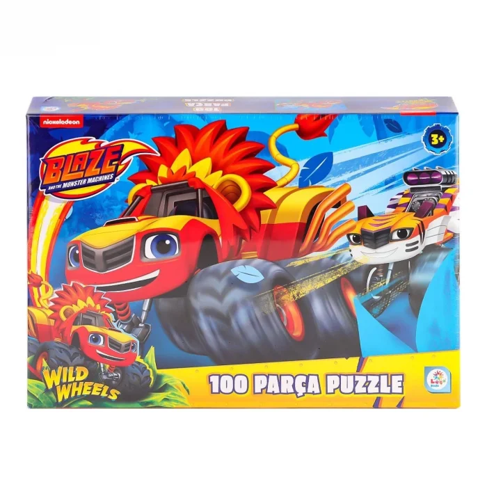  BL0048 Blaze Monster Machines 100 Parça Puzzle