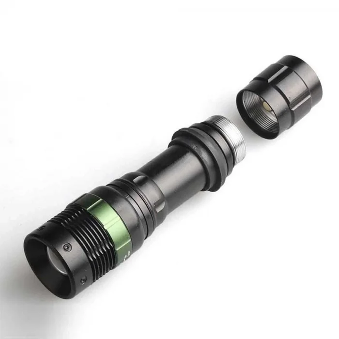 BUĞZ Black Wt-037-şarjlı Zoomlu Acil Durum Feneri