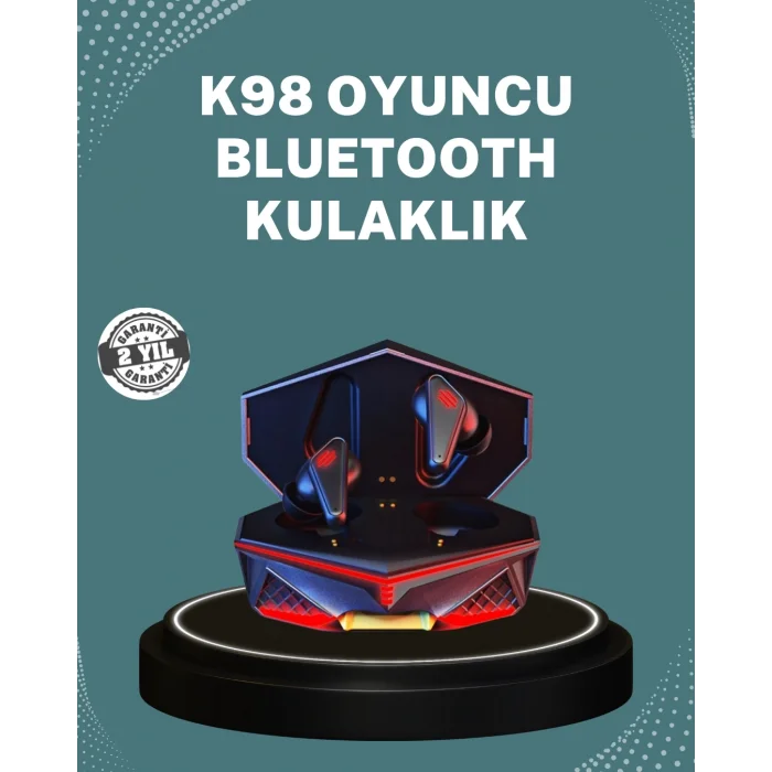  Bluetooth 5.0 Kablosuz Gaming Kulaklık Ergonomik Tasarım