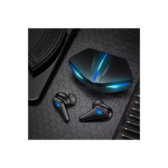BUĞZ Bluetooth 5.0 Kulak İçi Oyuncu Kulaklığı, Mikrofon ve RGB Aydınlatmalı Siyah Tasarım