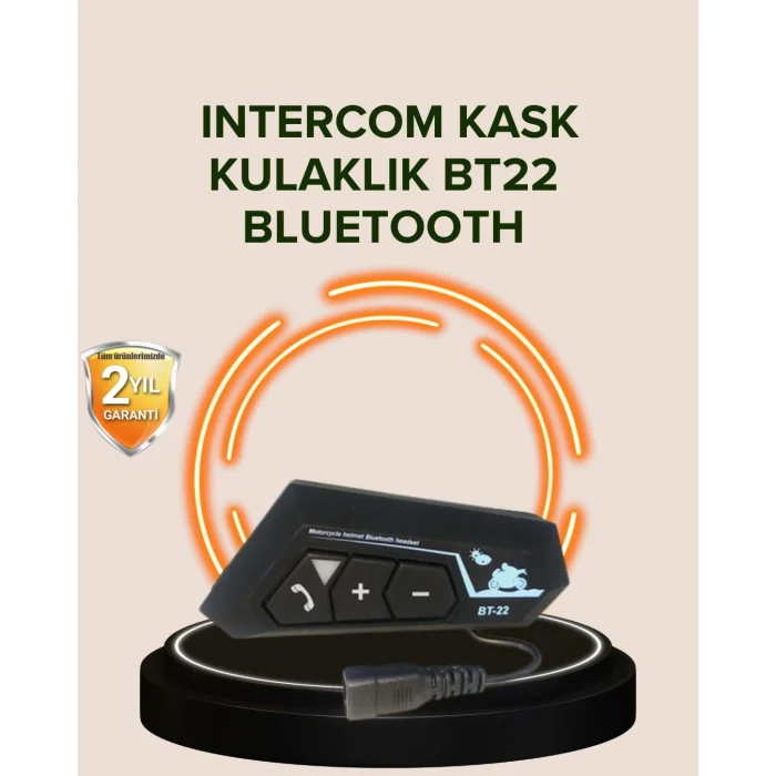 BUĞZ Bluetooth 5.0 Motosiklet Kask Kulaklık Eller Serbest ve Müzik Özellikli