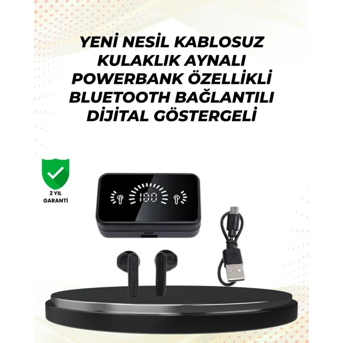 BUĞZ Bluetooth 5.1 Destekli  bluetooth kulaklık – ANC ve Stereo Sesli