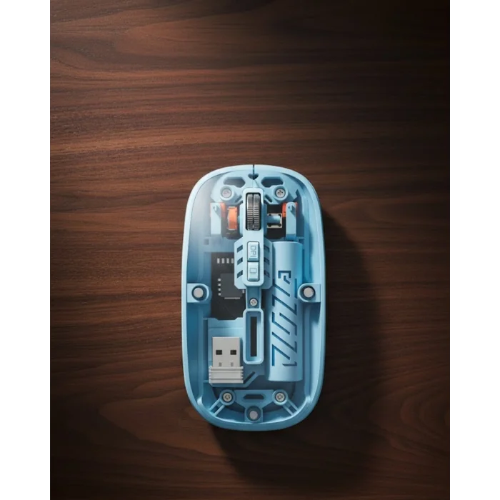 BUĞZ Bluetooth 5.2 Destekli Mavi Pilli Kablosuz Mouse