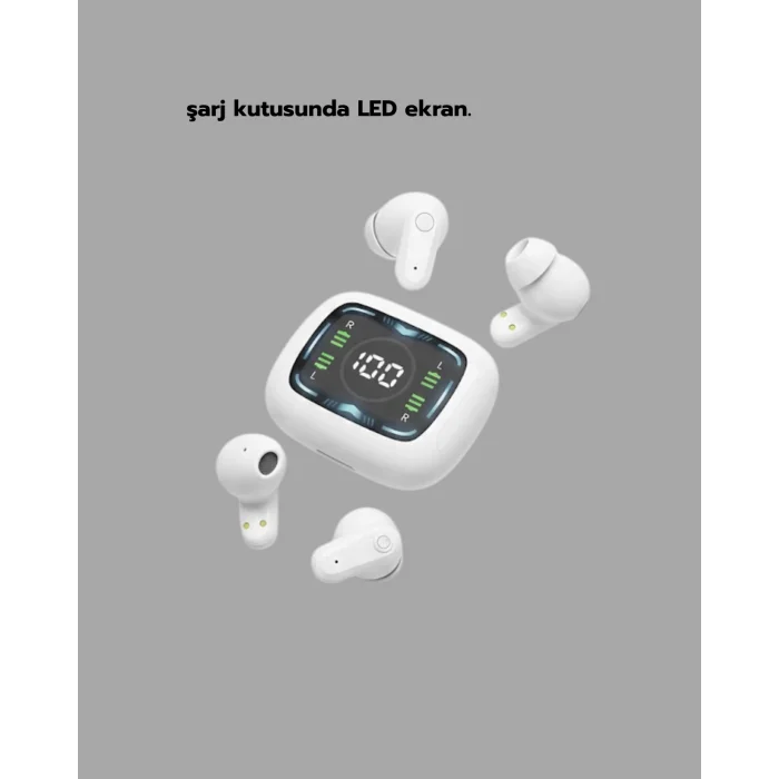 BUĞZ Bluetooth 5.4 Kablosuz Kulaklık Gürültü Engellemeli Uzun Pil Ömürlü - Lisinya