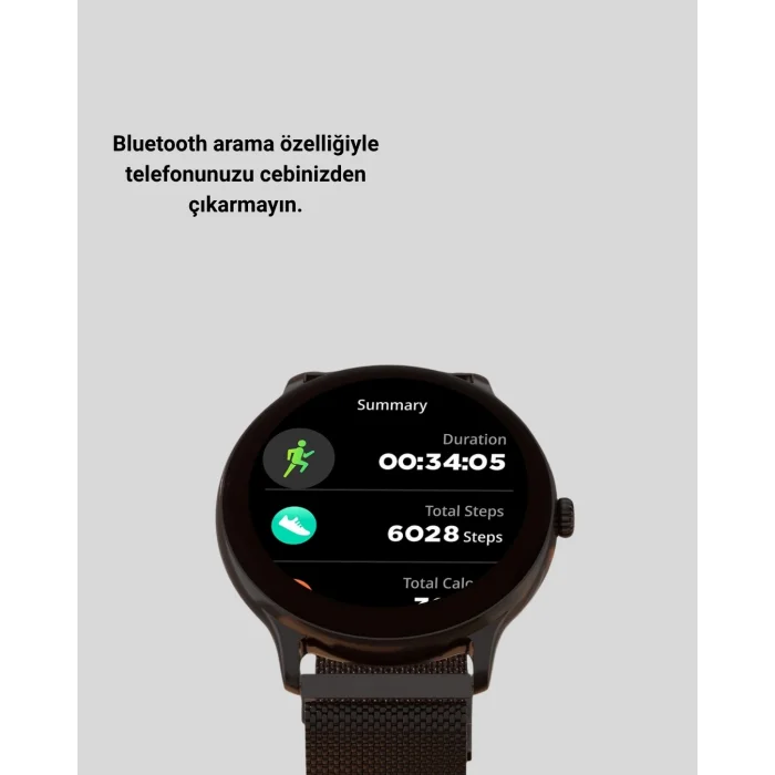 BUĞZ Bluetooth Akıllı Saat G20 Mini – Adım Sayar, Kalori Ölçer, Kalp Atışı Takibi