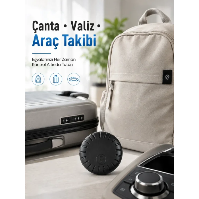 BUĞZ Bluetooth Akıllı Takip Cihazı 2 Yıl Batarya Ömürlü Çocuk Evcil Hayvan Valiz Takip Cihazı
