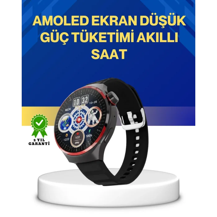 BUĞZ Bluetooth Arama Özellikli Akıllı Saat Suya Dayanıklı