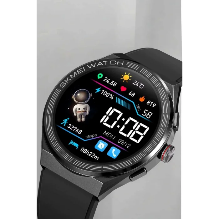 BUĞZ Bluetooth Bağlantılı Akıllı Saat Tüm Telefonlara Uyumlu Değiştirilebilir Kordon