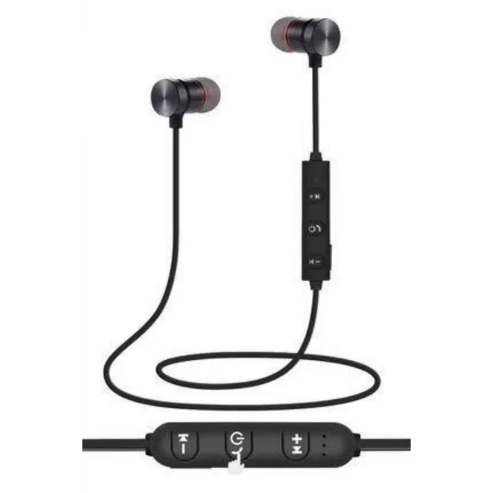  Bluetooth Bağlantılı Kablolu Mıknatıslı Sport Kulaklık