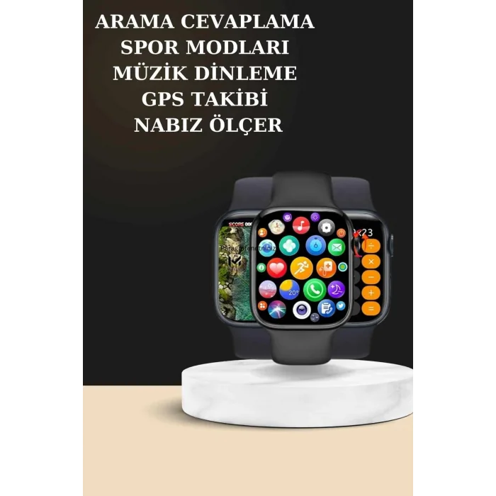 BUĞZ Bluetooth Bağlantılı Kablosuz Kulaklık ve Yeni Nesil Akıllı Saat 5.0 Bluetooth - BUĞZ